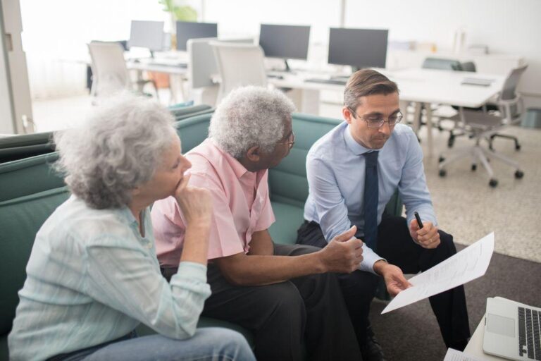 Senior couple reviewing the new Part D cap